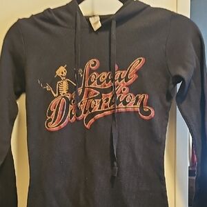 Local Distortion Black Hoodie